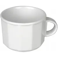 Lubiana Merkury Kop 250ml - Witte Porseleinen Koffie/Theekop