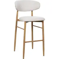 Giga Meubel Barkruk Alexia Beige/Naturel