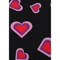 Salty Stitch Meisjes Tops & T-shirts Hearts Long Sleeve - Zwart - Maat 116