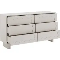 Vente-unique Ladenkast 6 laden – MDF – Beige – ANEZA