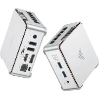 NiPoGi P2 Mini PC W-11 Pro, АMD Ryzen R2544(tot 3,70 GHz), 16 GB DDR4 512 GB M.2 SSD Mini Desktop Computer, HDMI 2.0, DP, Typ-C, mit VESA für Schule/Büro/Heim.