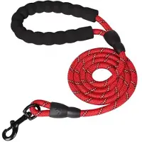 Topmast Looplijn Trackinglijn - Extra Lang 3 meter - 12mm met Stevige Softgreep - Rood gemeleerd