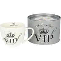 Ppd Mok vip zilver 0.40 L - porselein -