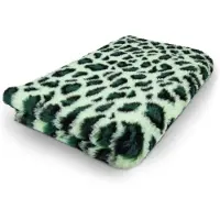 Vetbed Vet Bed - Luipaard Groen - Antislip Hondenmat - 150 x 100 cm - Waterafstotend - Latex Antislip - Benchmat Hond - Hondendeken - Hondenkleed - Machinewasbaar