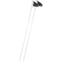 Komperdell - Sidewinder TI - Skistokken 125 cm, wit