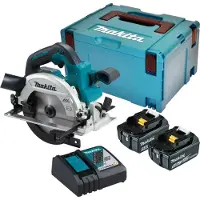 Makita DHS661RTJU 18V Li-Ion Accu Cirkelzaag Set (2x 5.0Ah Accu) In Mbox - 165mm - Koolborstelloos