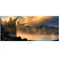 Weta Workshop Lord of the Rings Art Print The Argonath - Pillars of the Kings 59 x 30 cm Poster & Wallscrolls