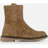 Muyters Leopard Enkellaarsjes bruin Suede Maat 32