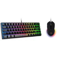 The G-Lab Wired Gaming Keyboard and Mouse Bundle - - Hydrogen BKG Combo - AZERTY Keyboard - Black
