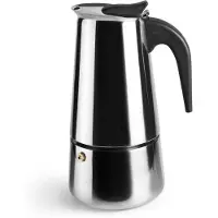 Jamon Express Inox Moka Italian Coffee Maker 2 Cups Zilver