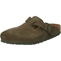 Birkenstock Suede Slippers en Sandalen Dames - Groen - Maat 36 - Suède