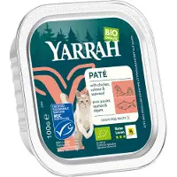 Yarrah - Bio Paté Kat Kuipje met Kip en Zalm
