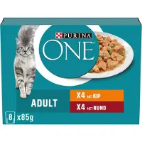 Purina Kattenvoer In Saus One Adult Kip 85 G 8 Stuk
