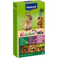 Vitakraft Kräcker Trio-Mix Konijn - Groente, Noot & Bosbessen