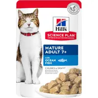 Hill's Pet Nutrition Science Plan Kattenvoer Nat Mature Adult 7+ Vis 12 x 85 gr