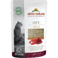 Almo Nature HFC Jelly Kattenvoer - Maaltijdzakje - Tonijnfilet met Kreeft