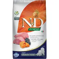Farmina N&D Pumpkin Lam en Blauwe Bes Puppy Medium & Maxi