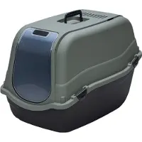 Beeztees Kattenbak Romeo Maxi Eco Groen - Zwart 65 Cm