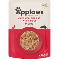 Applaws Kip En Rundvlees In Gelei 16x70g Kattenvoer