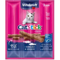 Vitakraft Cat Stick Classic - Kabeljauw & Koolvis