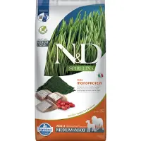 Farmina N&d Spirulina Haring Volwassen Hondenvoer Medium/grote Rassen 7kg