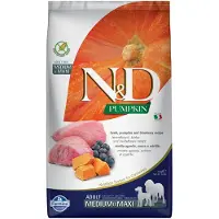 Farmina N&D Pumpkin Lam en Blauwe Bes Adult Dog Medium & Maxi