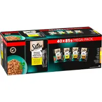 Sheba Natvoer Mini Filets Adult Gevogelte In Saus 85 G 40 Stuks