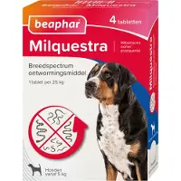 Beaphar Milquestra Hond - Anti wormenmiddel