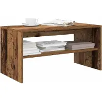 vidaXL Tv-meubel 80x40x40 cm bewerkt hout oud houtkleurig