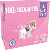 EASYPETS Hondenluiers Teef M/l 100 Stuks