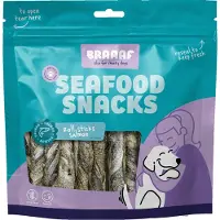 Braaaf Hondensnack Salmon Roll Sticks 12 cm 175 gram