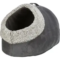 Trixie kattenmand iglo calida warmtereflecterend grijs-wit/zwart - 50x30x35 cm
