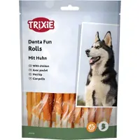 Trixie Denta Fun Chicken Chewing Rolls