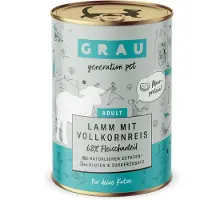 Grau Adult Kattenvoer - Lam met Volkoren rijst Glutenvrij - Blik