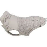 Trixie Hondenjas - Grijs 30cm - Warme Polyester, Verstelbare Borstflap, Modieuze Sierzakken