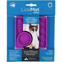 LickiMat Likmat Kitty Paars 15 X 19,2 X 1,5 Cm