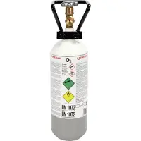 Rothenberger Zuurstoffles, licht staal, 2L, gevuld