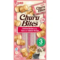Inaba Ciao Churu Bites kip met tonijn en zalm kattensnack 36 x 10 g