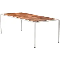 Houe Tuintafel Avanti Dining Table Thermo Ash Muted White 222 x 98 cm