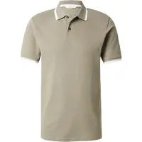 Selected Shirt 'SLHATLAS' lichtgrijs / wit