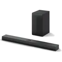 LG Barre de son avec caisson de basses sans fil Bluetooth 3.1.1 S70TY-1 400 W Noir pour TV QNED