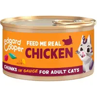 Edgard & Cooper 18x Kattenvoer Chunks Kip 85 gr