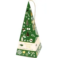 Becky's Giftbox Winter Piramide Thee - Caramel Apple Flavour - Groen - 10 Theezakjes - Kersttip / Kerstcadeau - Winterthee - Winter Tea - Caramel Appel thee