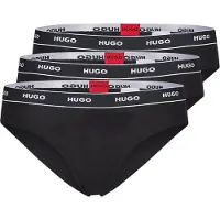 HUGO Slip 'TRIPLET BRIEF STRIPE' rood / zwart / wit