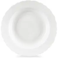 Orion Mona-serie - Diepbord Porselein - 24 cm - 350 ml - Golvende Rand