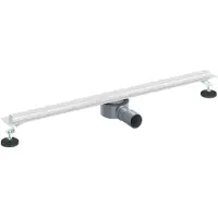 vidaXL 360° Doucheafvoer Met Slim Model zilver 80 cm