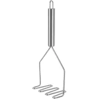 Orion - Roestvrijstalen Aardappelstamper - 24 cm - Ergonomische Handgreep
