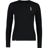 Mons Royale Cascade Merino Base Layer, thermoshirt, dames, zwart