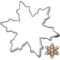 Orion - Koekjes Uitsteker - Sneeuwvlok - 5,5 cm - Roestvrij Staal