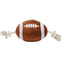 Beeztees Rugby Ball Rope Hondenspeeltje